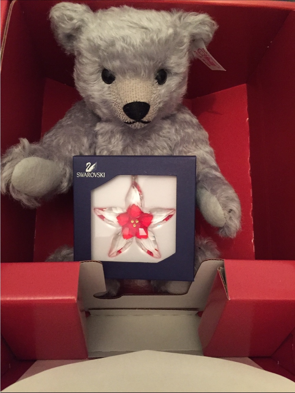 Swarovski Limited Edition Christmas Steiff Bear (2007)